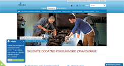 Desktop Screenshot of modra-zavarovalnica.si